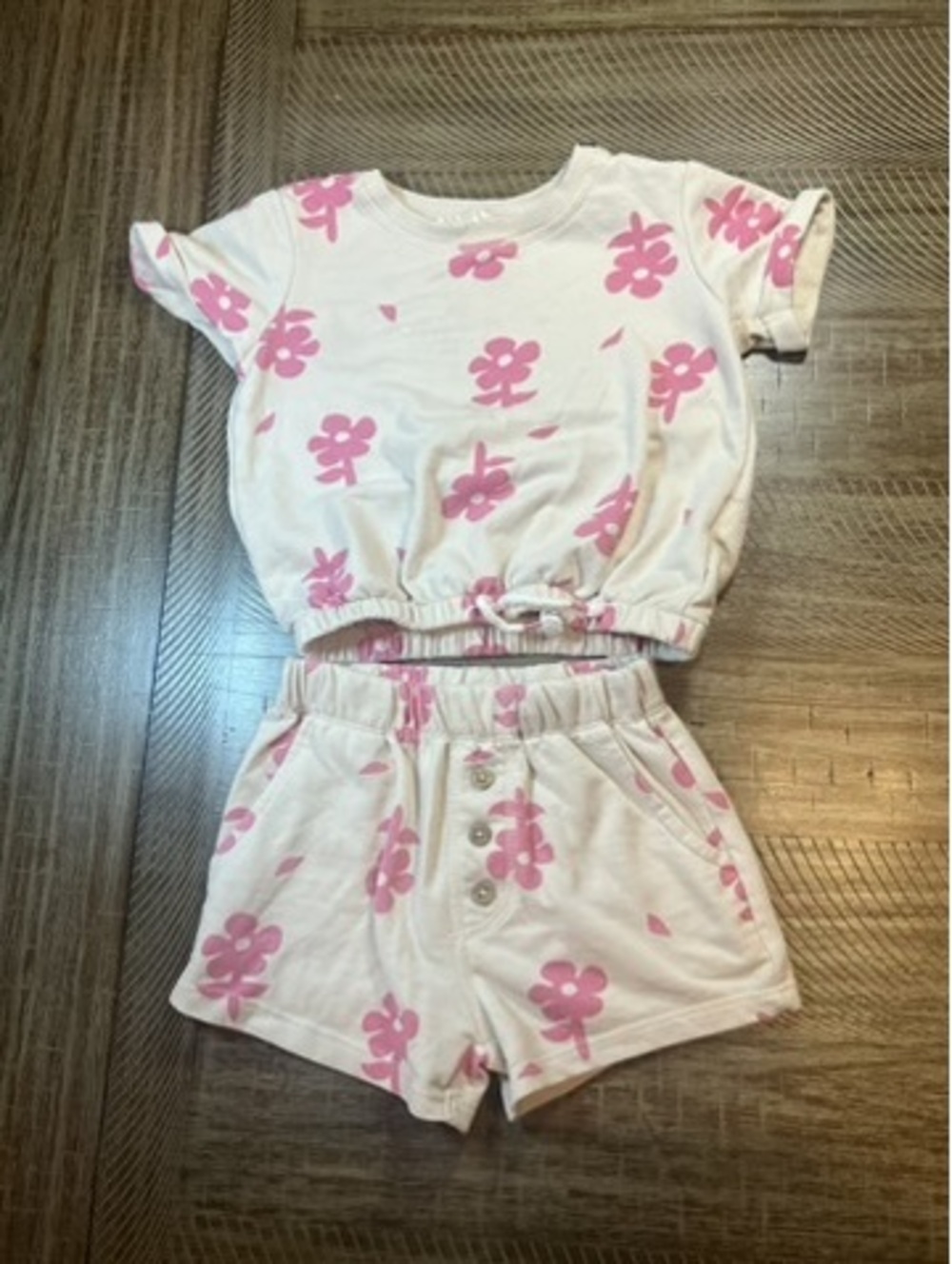 Jessica Simpson 2 piece baby girl 24 month matching outfit set